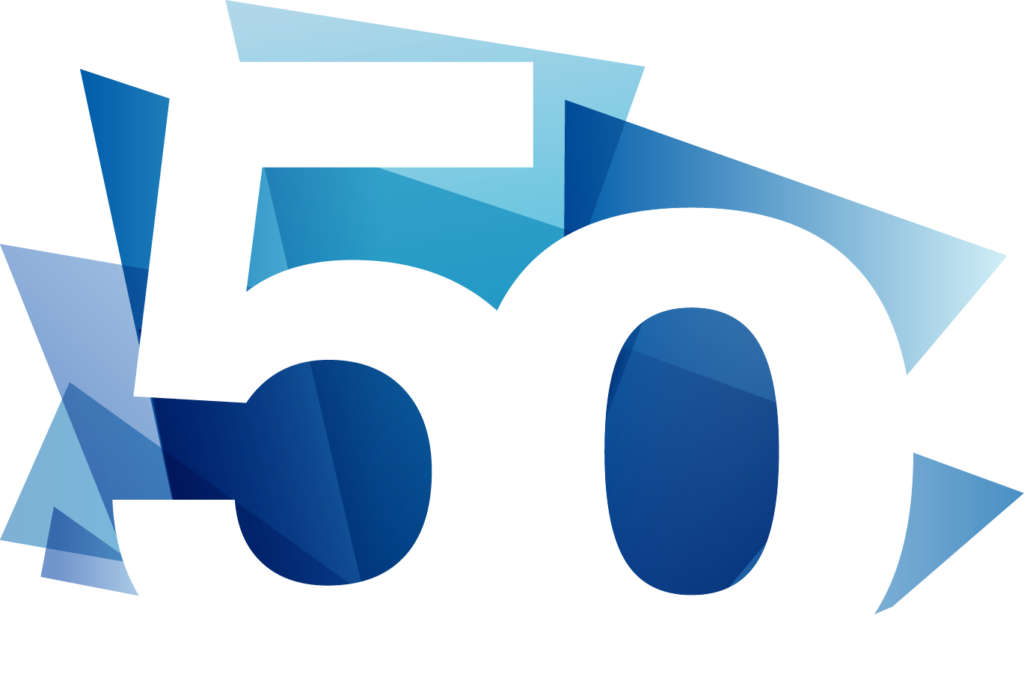 50 Year Anniversary Logo